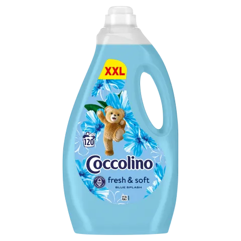 Coccolino Fresh & Soft Blue Splash öblítőkoncentrátum 120 mosás 3000 ml termékhez kapcsolódó kép