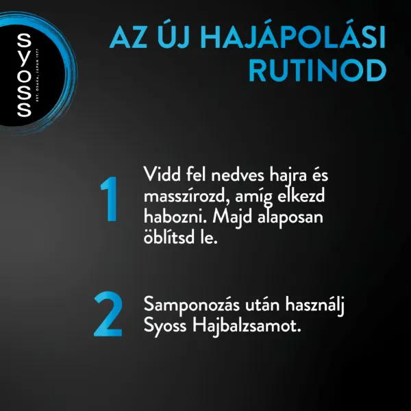 Syoss Men Intenzív Clean mélyápoló sampon 440 ml termékhez kapcsolódó kép
