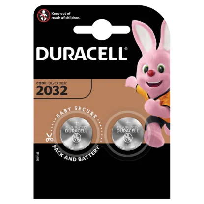Duracell DL/CR 2032 3 V lítium elem 2 db termékhez kapcsolódó kép
