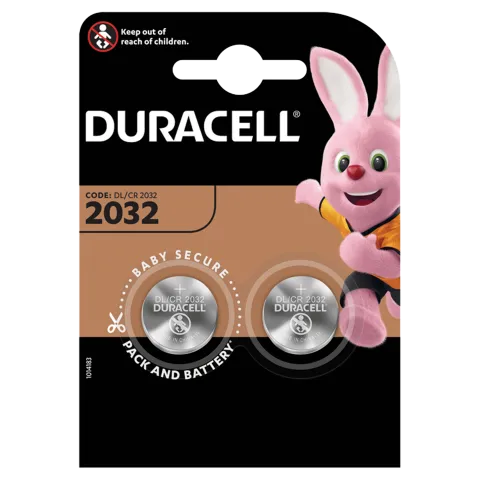 Duracell DL/CR 2032 3 V lítium elem 2 db termékhez kapcsolódó kép