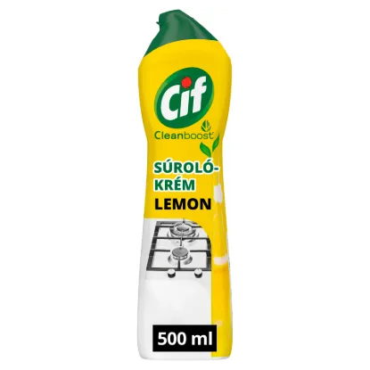 Cif Cleanboost Cream Lemon súrolókrém 500 ml termékhez kapcsolódó kép