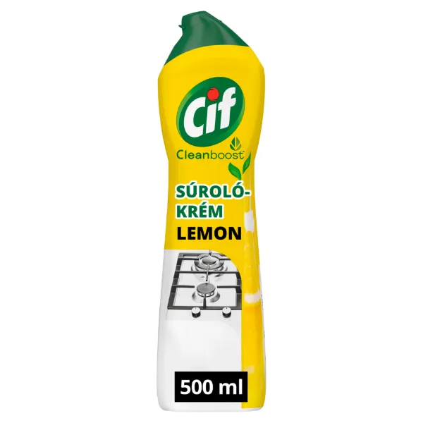 Cif Cleanboost Cream Lemon súrolókrém 500 ml termékhez kapcsolódó kép