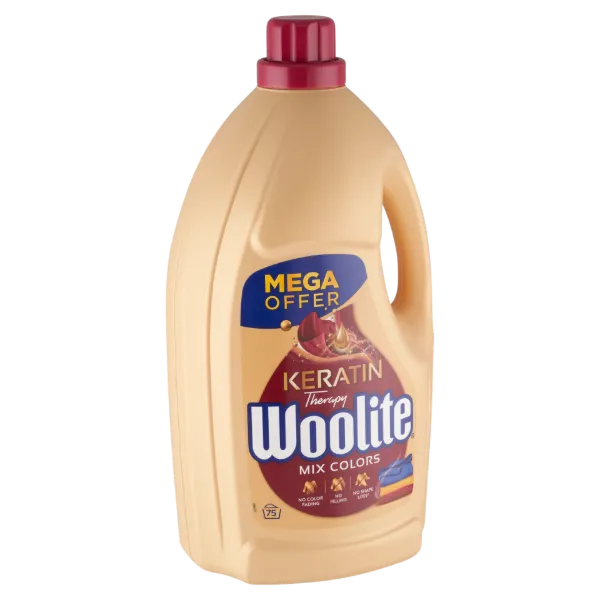 Woolite Keratin Therapy folyékony mosószer keratinnal színes ruhákhoz 75 mosás 4,5 l termékhez kapcsolódó kép