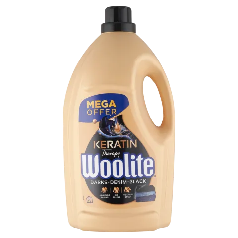 Woolite Keratin Therapy folyékony mosószer keratinnal sötét ruhákhoz 75 mosás 4,5 l termékhez kapcsolódó kép