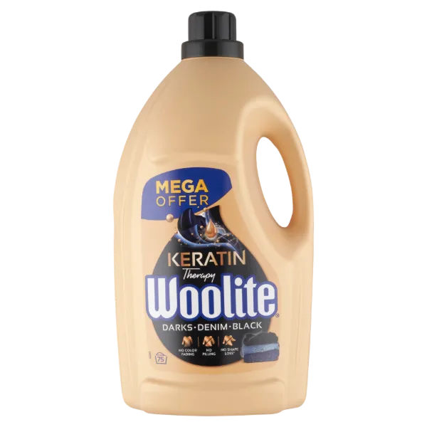 Woolite Keratin Therapy folyékony mosószer keratinnal sötét ruhákhoz 75 mosás 4,5 l termékhez kapcsolódó kép