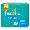 Pampers Fresh Clean Nedves Törlőkendő, 4 csomag = 208 db termékhez kapcsolódó kép
