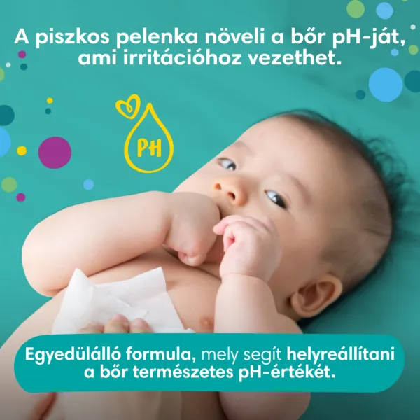 Pampers Fresh Clean Nedves Törlőkendő, 4 csomag = 208 db termékhez kapcsolódó kép