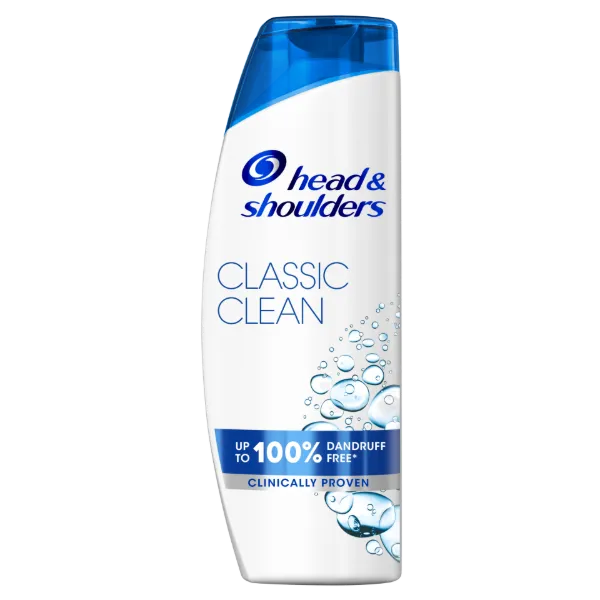 Head & Shoulders Classic Clean korpa elleni sampon 250ml napi használatra. Tiszta érzet termékhez kapcsolódó kép