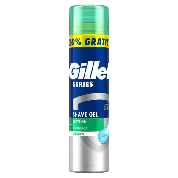 Gillette Series Nyugtató Hatású Borotvazselé Aloe Verával, 240ml termékhez kapcsolódó kép