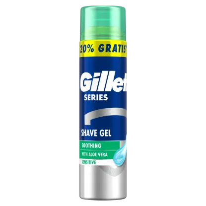 Gillette Series Nyugtató Hatású Borotvazselé Aloe Verával, 240ml termékhez kapcsolódó kép