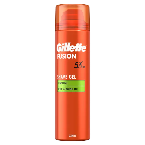 Gillette Fusion Borotvazselé Mandulaolajjal, Érzékeny Bőrre, 200ml termékhez kapcsolódó kép