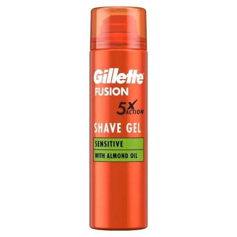 Gillette Fusion Borotvazselé Mandulaolajjal, Érzékeny Bőrre, 200ml termékhez kapcsolódó kép