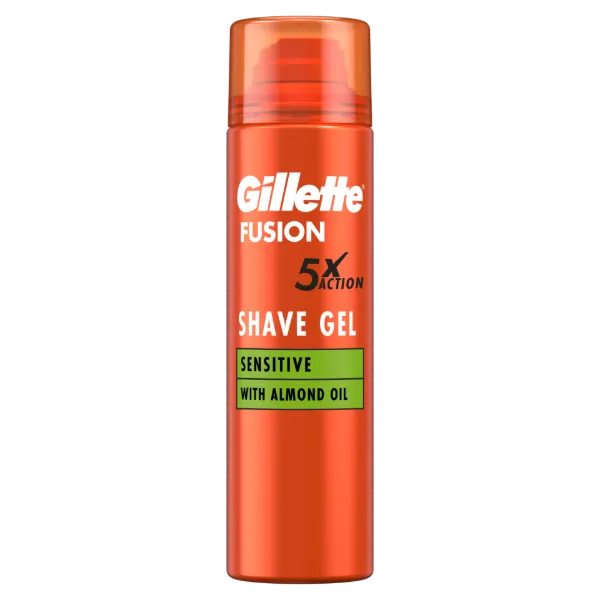 Gillette Fusion Borotvazselé Mandulaolajjal, Érzékeny Bőrre, 200ml termékhez kapcsolódó kép