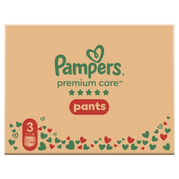 Pampers Premium Care Bugyipelenka - havi pelenkacsomag, Méret: 3, 144 db, 6kg-11kg termékhez kapcsolódó kép