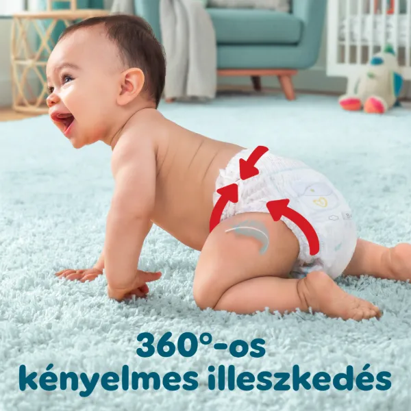 Pampers Premium Care Bugyipelenka - havi pelenkacsomag, Méret: 3, 144 db, 6kg-11kg termékhez kapcsolódó kép