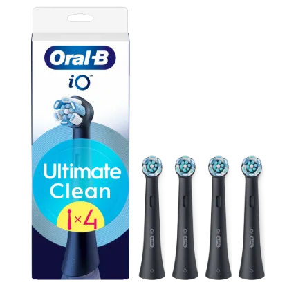 Oral-B iO Series Ultimate Clean, Fekete, Eredeti Fogkefefej, CrissCross Sörték, 4 termékhez kapcsolódó kép