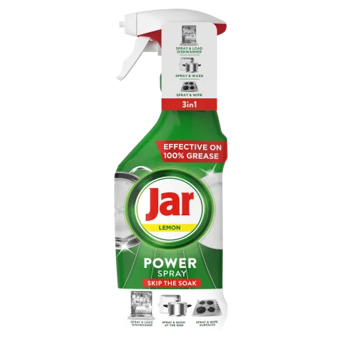 Jar Power Spray, 3 az 1-ben,Könnyű tisztítás és ragyogás az edényekhez és a konyhához, citrom,500 ml termékhez kapcsolódó kép