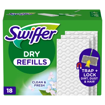 Swiffer Sweeper Száraz Padlótörlő Utántöltő, 18 db, Összegyűjti És Magába Zárja A Port termékhez kapcsolódó kép