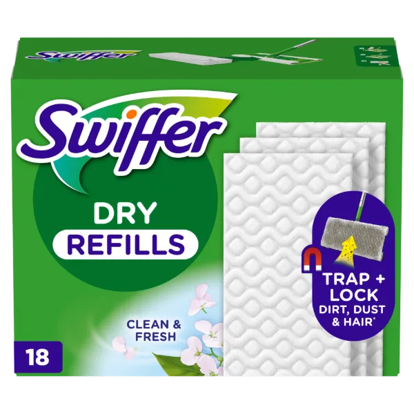 Swiffer Sweeper Száraz Padlótörlő Utántöltő, 18 db, Összegyűjti És Magába Zárja A Port termékhez kapcsolódó kép