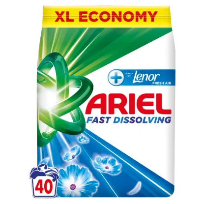 Ariel Mosópor, 2.2 kg, 40 Mosáshoz, + Touch Of Lenor Fresh Air termékhez kapcsolódó kép