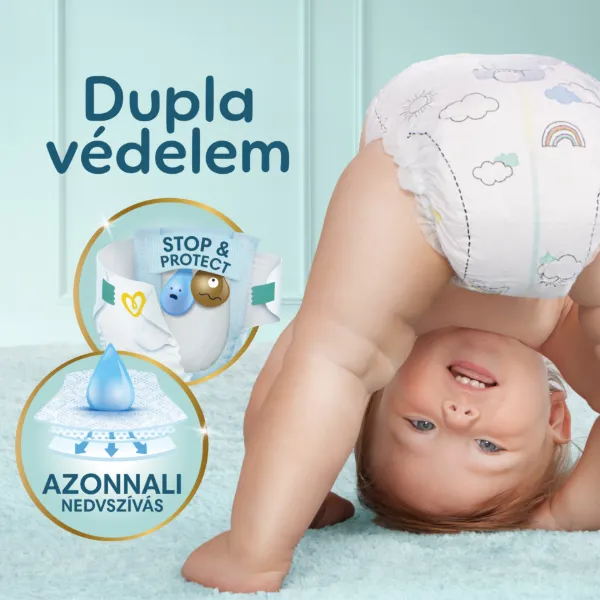 Pampers Premium Care, Méret: 4, 52 Pelenka, 9kg-14kg termékhez kapcsolódó kép