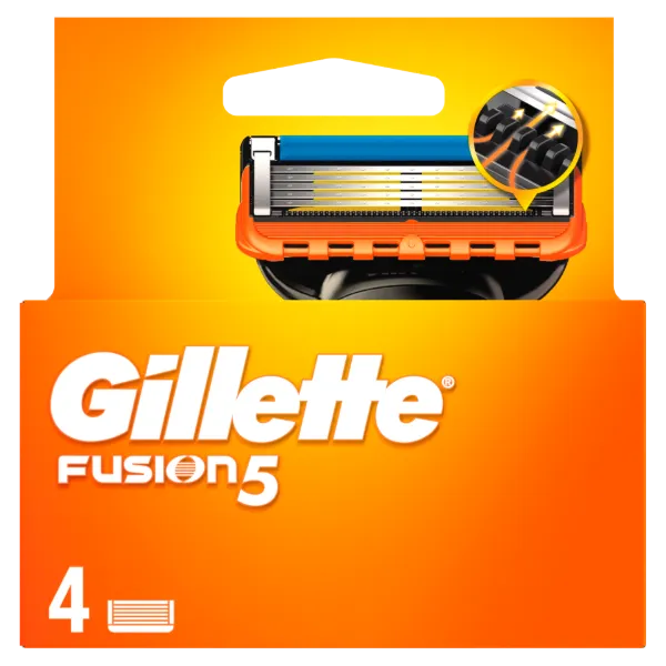 Gillette Fusion5 Borotvabetétek Férfi Borotvához, 4 Borotvabetétek, 5 Penge, Precíziós Nyíró termékhez kapcsolódó kép