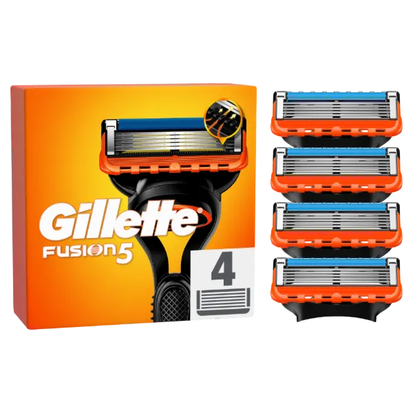 Gillette Fusion5 Borotvabetétek Férfi Borotvához, 4 Borotvabetétek, 5 Penge, Precíziós Nyíró termékhez kapcsolódó kép