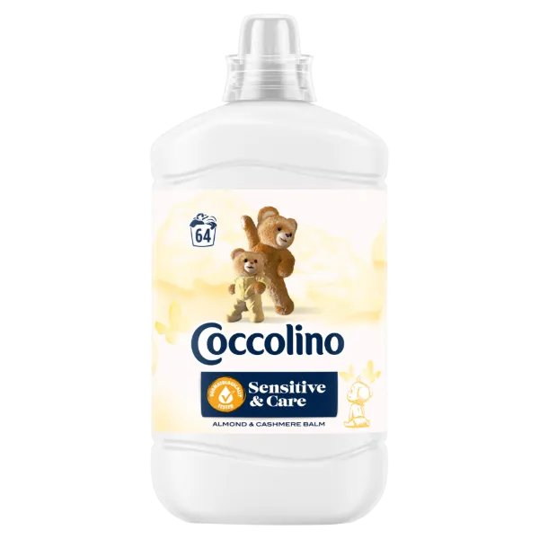 Coccolino Sensitive & Care Almond & Cashmere Balm öblítőkoncentrátum 64 mosás 1600 ml termékhez kapcsolódó kép