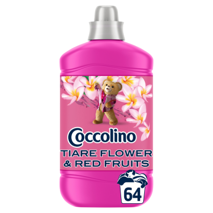 Coccolino Perfume & Care Tiare Flower & Red Fruits öblítőkoncentrátum 64 mosás 1600 ml termékhez kapcsolódó kép
