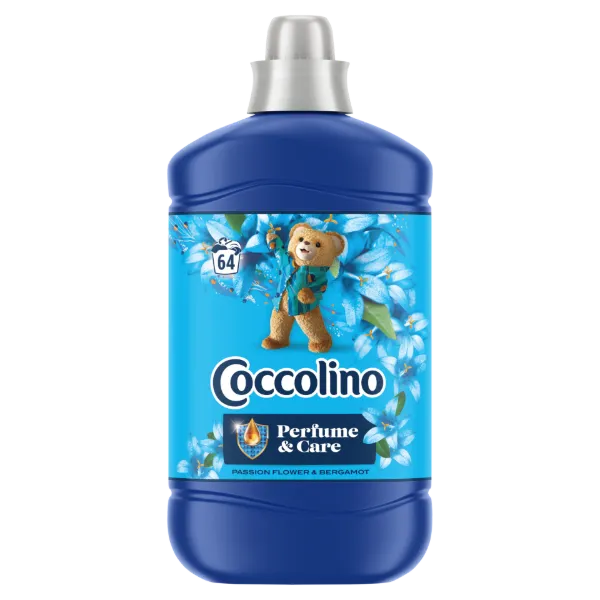 Coccolino Perfume & Care Passion Flower & Bergamot öblítőkoncentrátum 64 mosás 1600 ml termékhez kapcsolódó kép