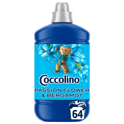 Coccolino Perfume & Care Passion Flower & Bergamot öblítőkoncentrátum 64 mosás 1600 ml termékhez kapcsolódó kép