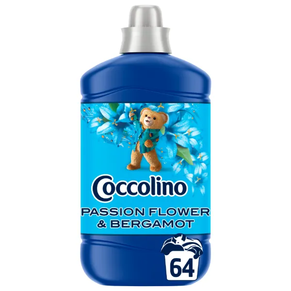 Coccolino Perfume & Care Passion Flower & Bergamot öblítőkoncentrátum 64 mosás 1600 ml termékhez kapcsolódó kép
