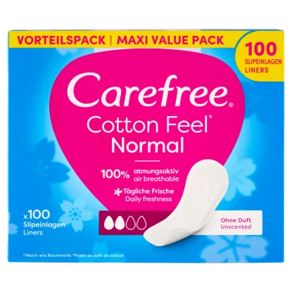 Carefree Cotton Feel Normal illatanyagmentes tisztasági betét 100 db termékhez kapcsolódó kép