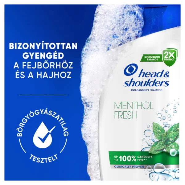 Head & Shoulders Menthol Fresh Korpásodás Elleni Sampon, 250ml termékhez kapcsolódó kép