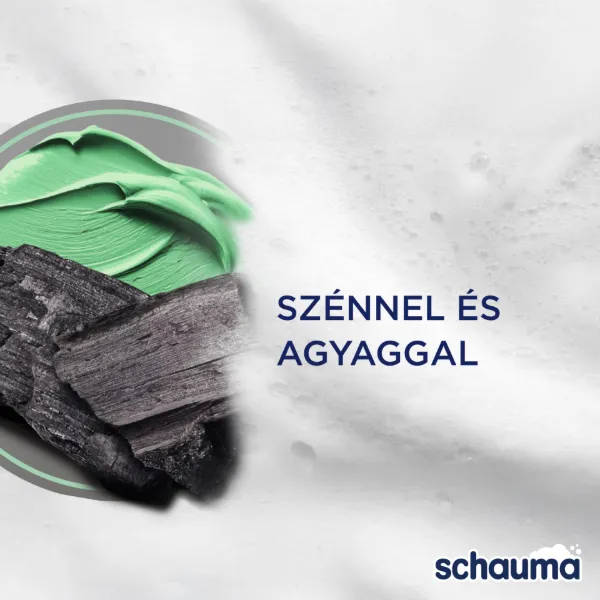 Schauma Deep Cleansing 3 az 1-ben mélytisztító sampon szénnel & agyaggal, hajra, arcra testre 400 ml termékhez kapcsolódó kép