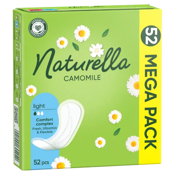 Naturella Light Kamilla Tisztasági Betét X52 termékhez kapcsolódó kép