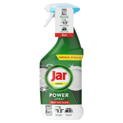 Jar Power Spray, 3 az 1-ben,Könnyű tisztítás és ragyogás az edényekhez és a konyhához, citrom,500 ml termékhez kapcsolódó kép