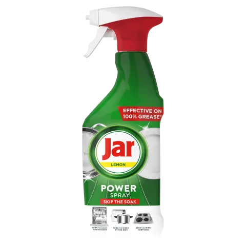 Jar Power Spray, 3 az 1-ben,Könnyű tisztítás és ragyogás az edényekhez és a konyhához, citrom,500 ml termékhez kapcsolódó kép