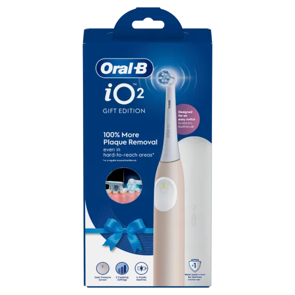 Oral-B iO 2 Elektromos Fogkefe, Calm Pink termékhez kapcsolódó kép