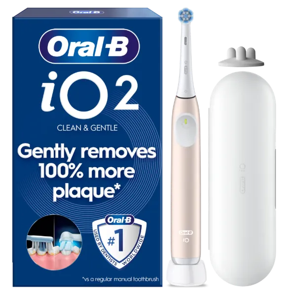 Oral-B iO 2 Elektromos Fogkefe, Calm Pink termékhez kapcsolódó kép
