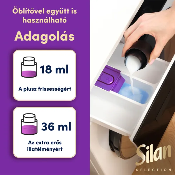 Silan Floral Essences Diamond Orchid mosóparfüm 30 mosás 540 ml termékhez kapcsolódó kép