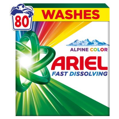 Ariel Alpine Color Mosópor, 4.4 kg, 80 Mosáshoz termékhez kapcsolódó kép