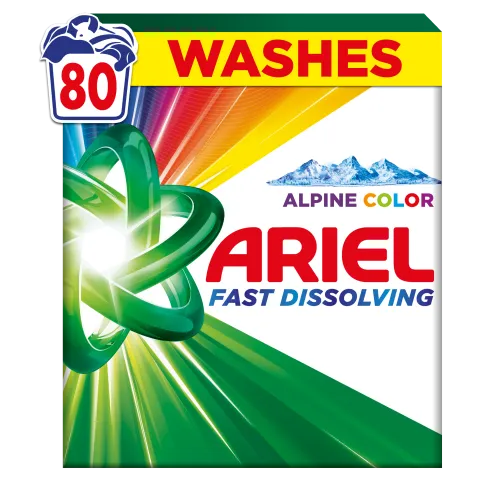 Ariel Alpine Color Mosópor, 4.4 kg, 80 Mosáshoz termékhez kapcsolódó kép
