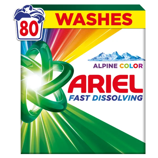 Ariel Alpine Color Mosópor, 4.4 kg, 80 Mosáshoz termékhez kapcsolódó kép