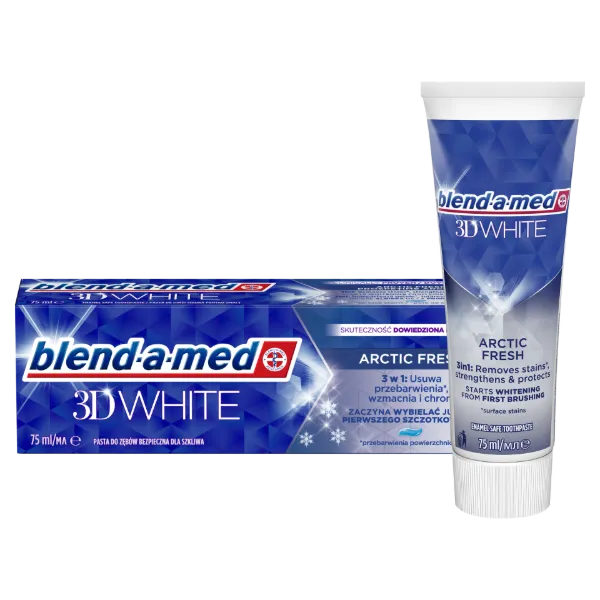 Blend-a-med 3D White Arctic Fresh Fogkrém 75 ml termékhez kapcsolódó kép
