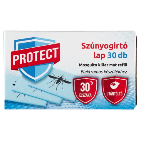 Protect Plus szúnyogirtó lap elektromos készülékhez 30 db termékhez kapcsolódó kép