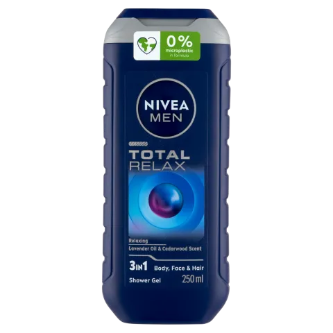 NIVEA MEN Total Relax 3 az 1-ben tusfürdő testre, arcra, hajra 250 ml termékhez kapcsolódó kép