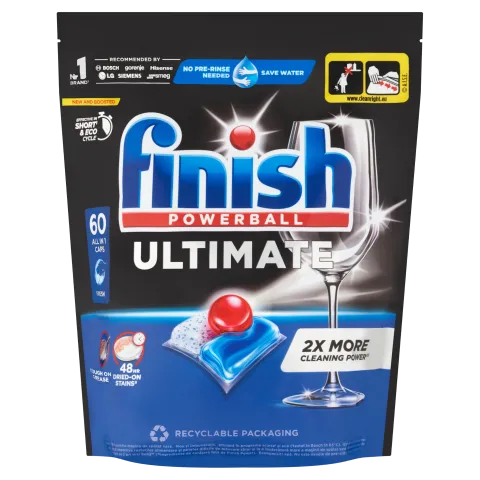 Finish Powerball Ultimate All in 1 Fresh mosogatógép kapszula 60 db 774 g termékhez kapcsolódó kép