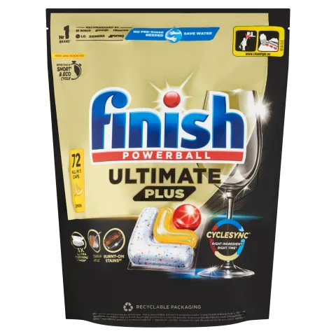 Finish Powerball Ultimate Plus All in 1 Citrom mosogatógép kapszula 72 db 878,4 g termékhez kapcsolódó kép