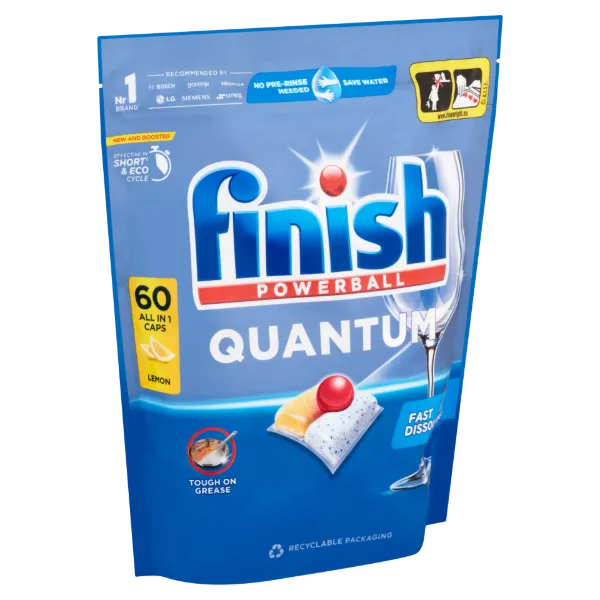 Finish Powerball Quantum Citrom mosogatógép kapszula 60 db 624 g  termékhez kapcsolódó kép